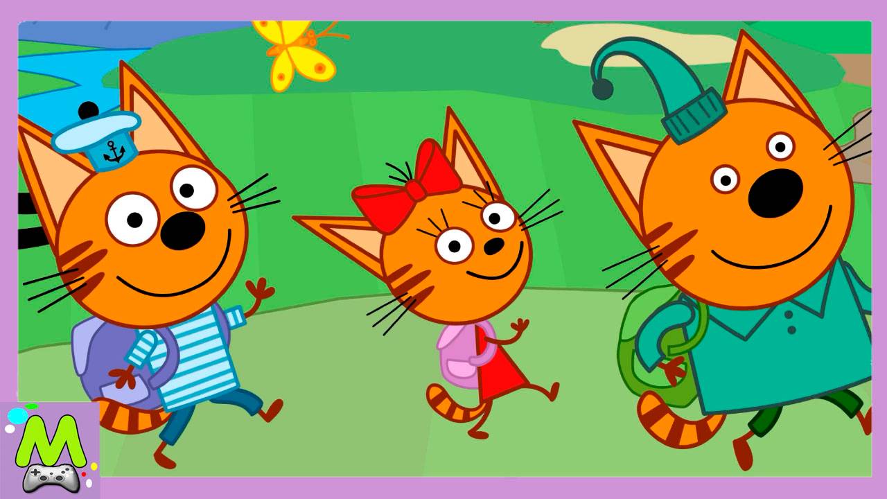 Три Кота Большое Путешествие.Водные Приключения в Тайге.Игры с Коржиком и Карамелькой смотреть онлайн