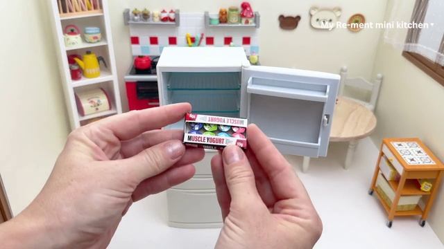 Mini kitchen set Mini cooking toys Re-ment смотреть онлайн