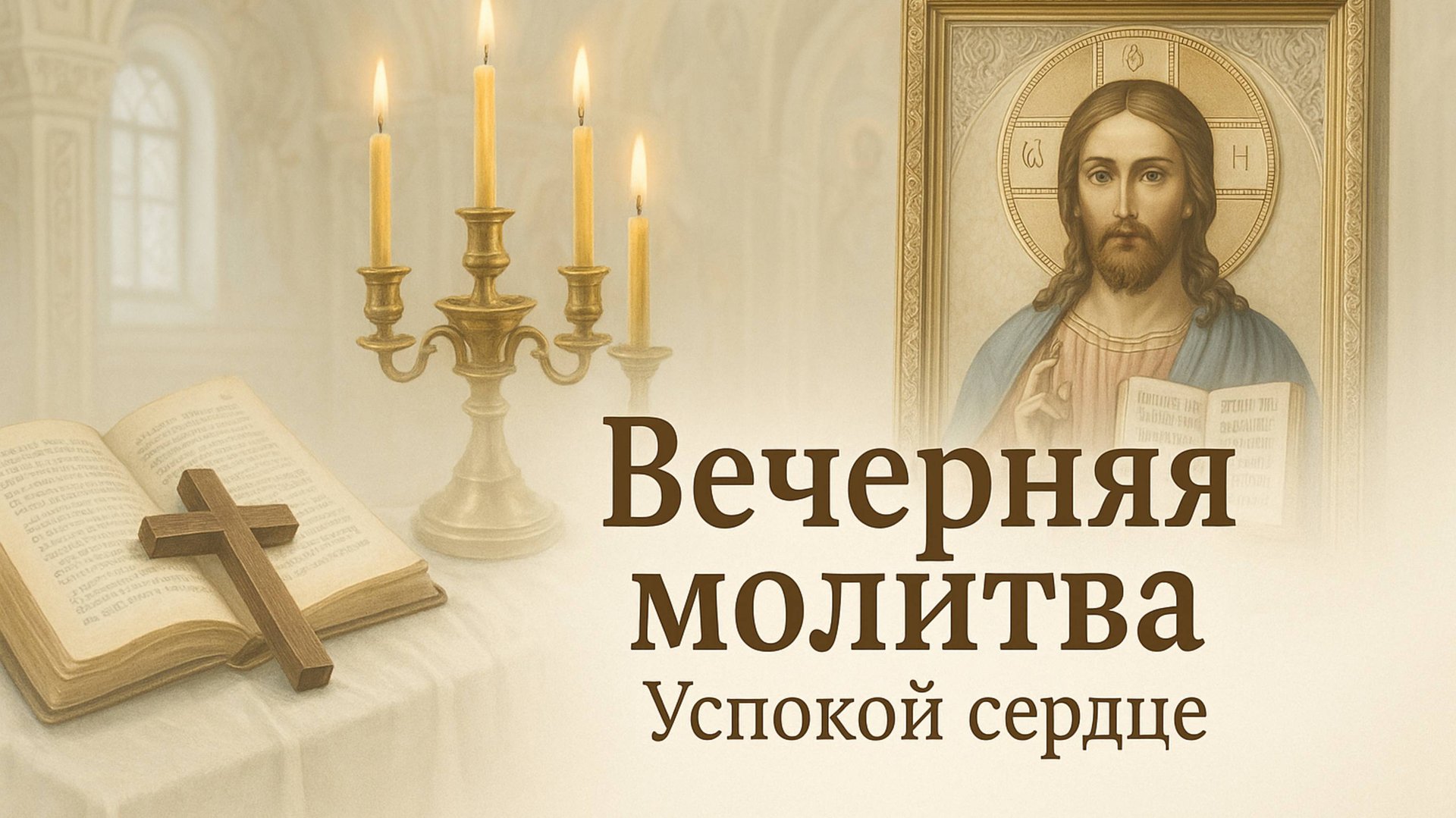 Вечерняя молитва. Успокой сердце. смотреть онлайн