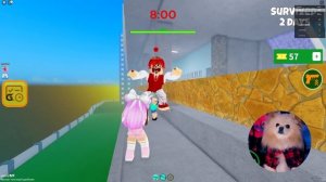 СПАСАЮ ШКОЛУ ОТ ЗОМБИ В РОБЛОКС | ROBLOX