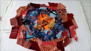 Если накопились обрезки сделайте эту красоту. Сумка в технике "Пицца"