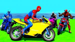 Мультики про мотоциклы и вертолеты. Мультики про супергероев. Мультики для детей и малышей.