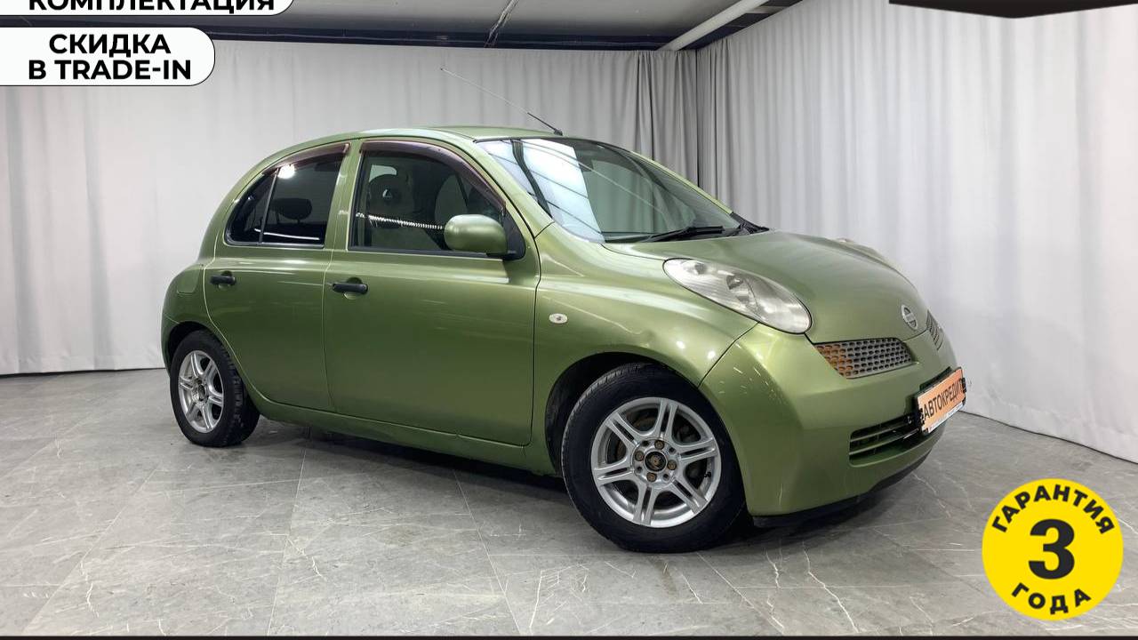 Обзор Nissan March 2003 года выпуска смотреть онлайн