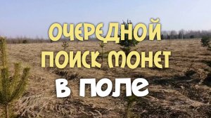 ОЧЕРЕДНОЙ ПОИСК МОНЕТ В ПОЛЕ. ПОИСК СТАРИНЫ С ЭКВИНОКС 800.