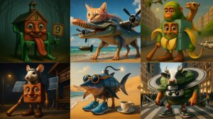 Итальянские животные, но они смешали все части