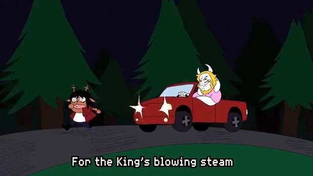 Asgore Runs Over Dess With Lyrics - Full Version Feat.