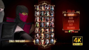Игра за Ermac MK1 UMK3 & Noob Saibot MK1 UMK3 в Mortal Kombat Komplete Edition на PC Expert в 4K