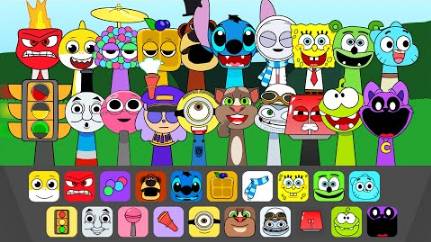 Новые Incredibox Sprunki OC's Но ВСЕ Персонажи Вместе смотреть онлайн