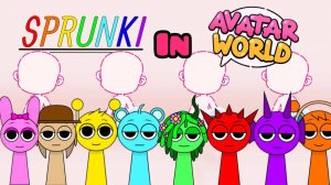 New!! 😍 Sprunki Makeover in Avatar. #avatarworld #sprunki #pazu