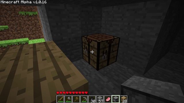 Выживание в Minecraft альфа 1.0.16