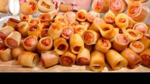 Асмр хрустящие сосиски