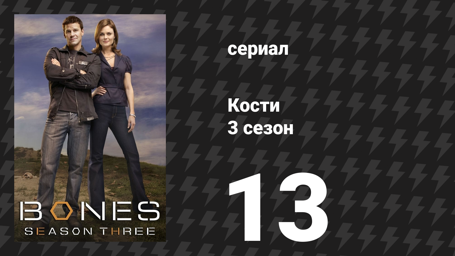 Кости 3 сезон 13 серия «Приговор в истории» (сериал, 2007)