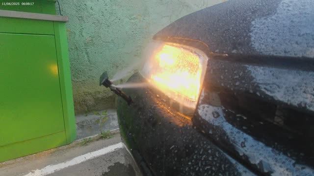 Телескопические омыватели фар на Mazda 626 GE IV