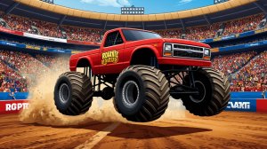 Мультики для малышей. Монстр траки показывают трюки.