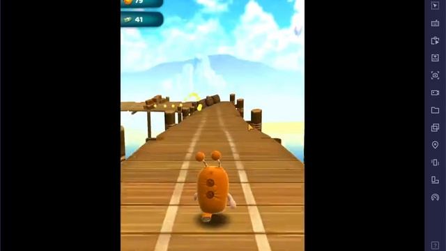 Oddbods Turbo Run Оранжевый Слик