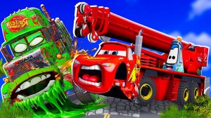 МУЛЬТ ТАЧКИ МОЛНИЯ МАККУИН СПАСАЕТ МЭТРА ОТ ЗОМБИ ГОНКИ МАШИНКИ МУЛЬТИКИ ДЛЯ МАЛЬЧИКОВ