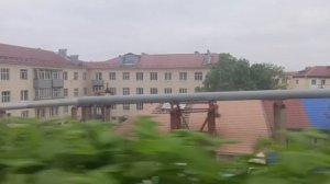 Из окна рельсового автобуса "Орлан" по маршруту Холмск-Северный - Николайчук - Чертов мост. Часть 1