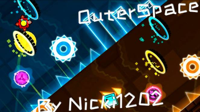 САМЫЙ ЗАГРУЖАЕМЫЙ УРОВЕНЬ В ИГРЕ? OuterSpace By Nicki1202 [All Coins] 1/5 Fire Gauntlet | Hard Level
