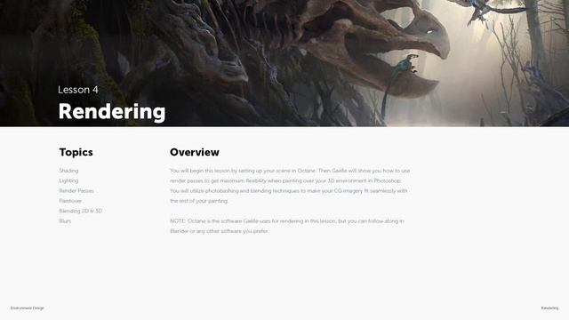 Lesson Overview Rendering