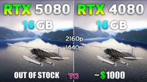 RTX 4080 vs RTX 5080 - Test in 10 Games | 1440p & 4K