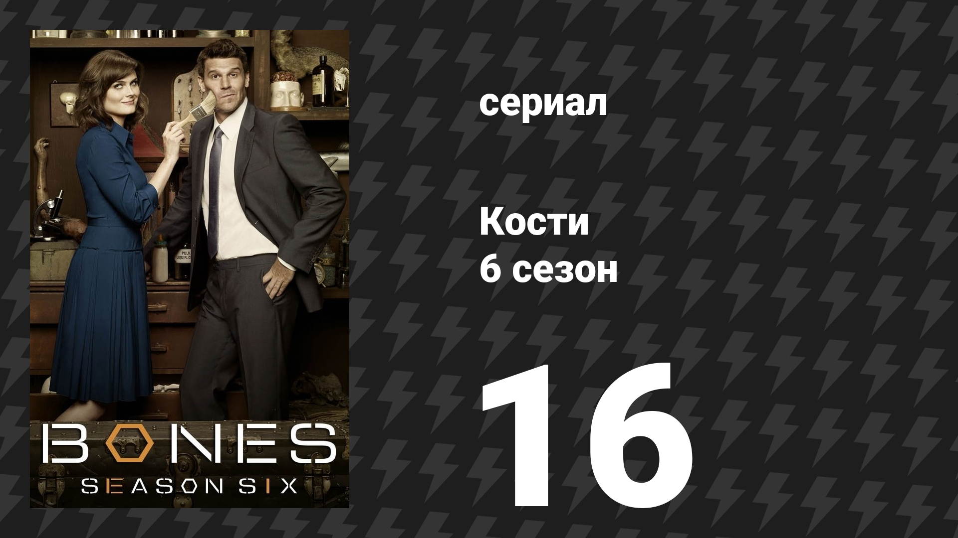 Кости 6 сезон 16 серия «Потемнение в метель» (сериал, 2010)