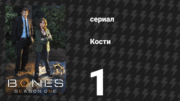 Кости 1 сезон 1 серия «Пилот» (сериал, 2005)
