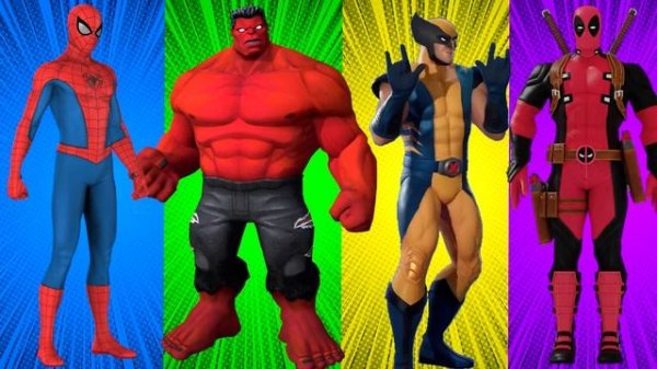 Супергерои Marvel танцуют