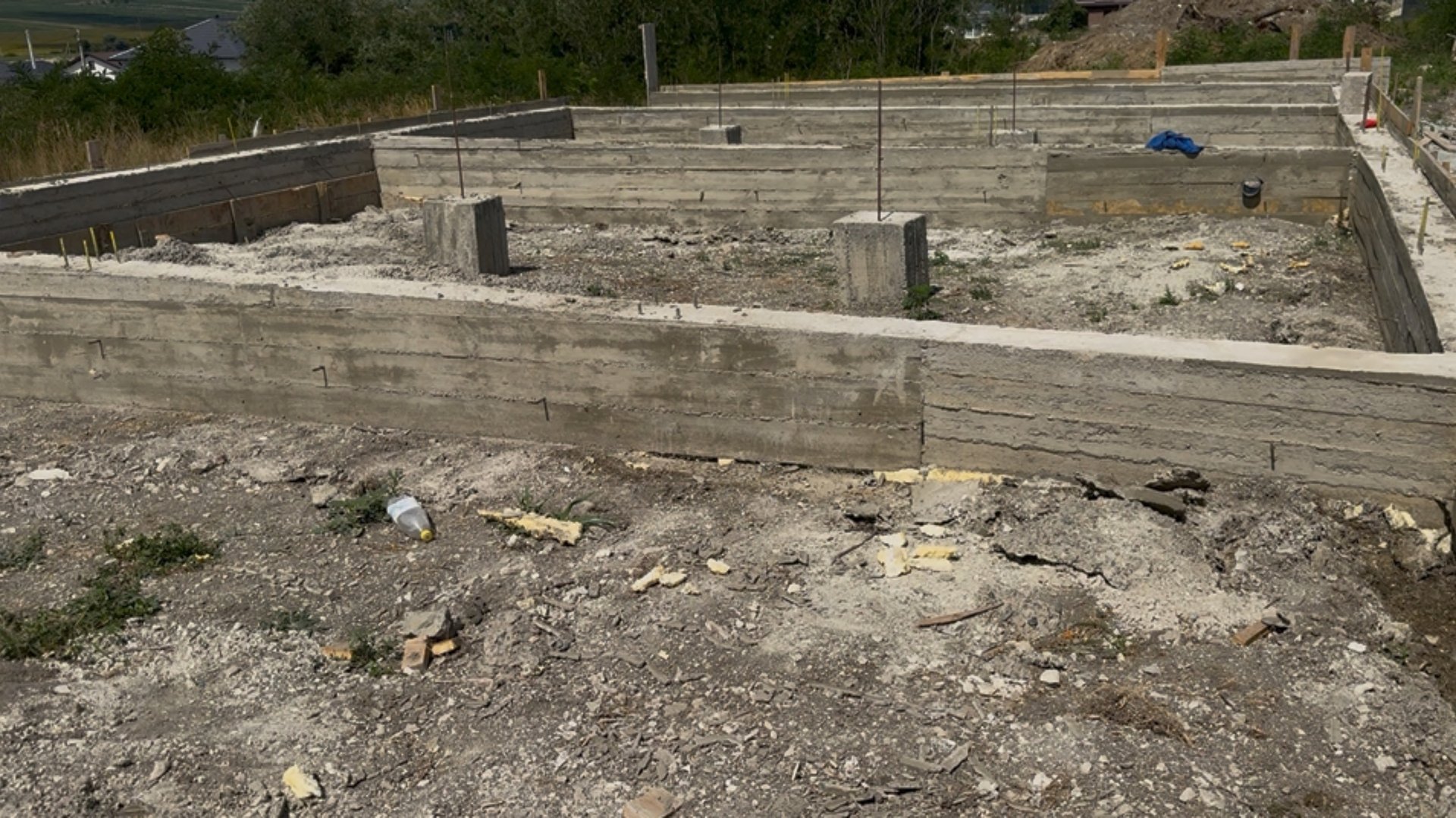 Лента фундамента готова. смотреть онлайн