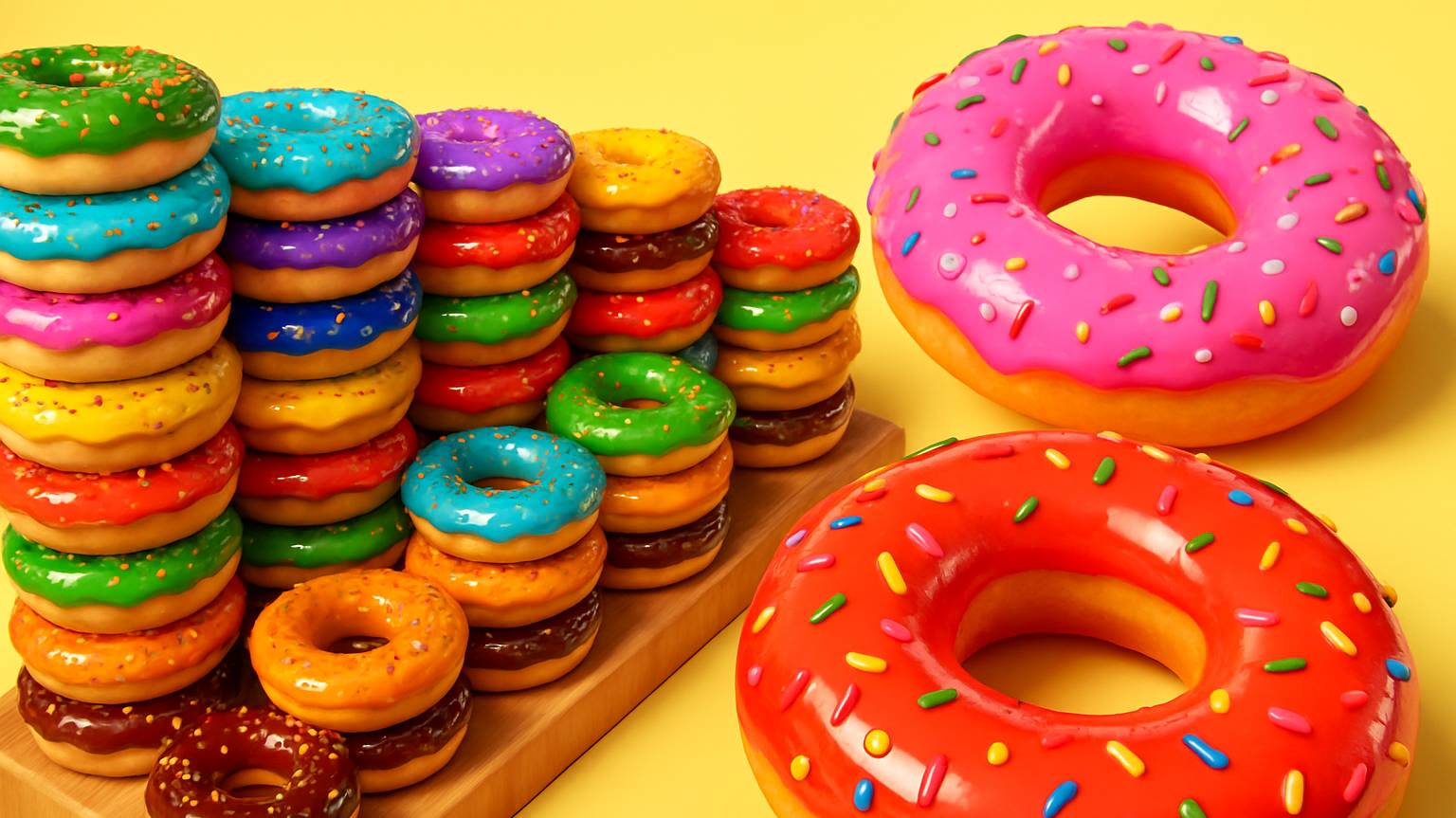 Учим Цифры до 10. Считаем Пончики. Мультик для детей. Волшебство ТВ смотреть онлайн