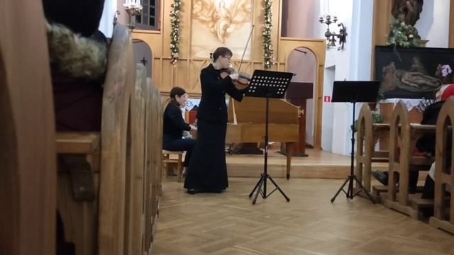 Леклер соната для скрипки и клавесина ре мажор #3, Op.9,части 2,3,4