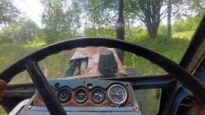 Тяжёлая поездка в лес на МТЗ-80