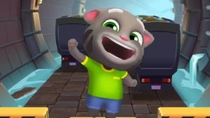 Говорящий Том бег за золотом