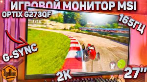 Игровой 2к 165Гц монитор MSI Optix G273QF - Обзор | SteinHouse