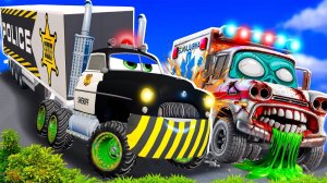 МУЛЬТ ТАЧКИ МОЛНИЯ МАККУИН И ЛУИДЖИ СПАСАЮТСЯ ОТ ЗОМБИ ГОНКИ МАШИНКИ МУЛЬТИКИ ДЛЯ МАЛЬЧИКОВ