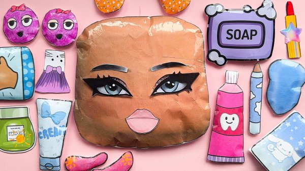 Roblox Makeup &бумажный уход за собой