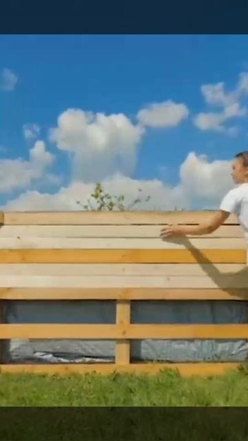 Каркас бассейна из поддонов смотреть онлайн