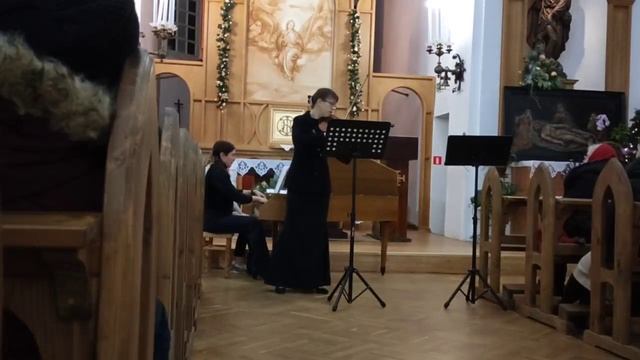 Леклер соната для скрипки и клавесина ре мажор #3 Op.9, часть 1