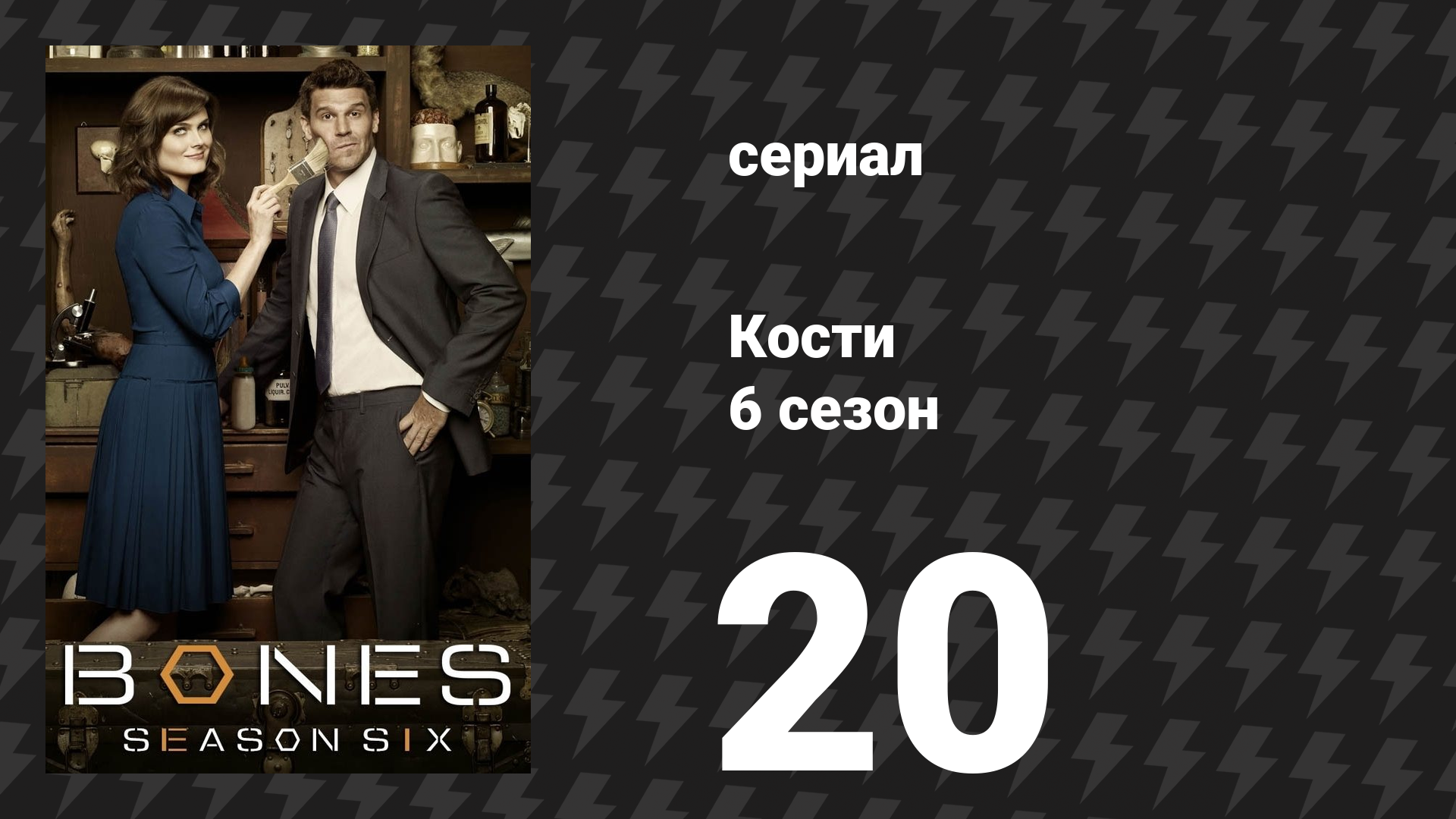 Кости 6 сезон 20 серия «Пиноккио в клумбе» (сериал, 2010)