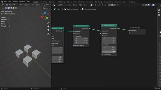 15. Translate Instance and Rotate Instance смотреть онлайн