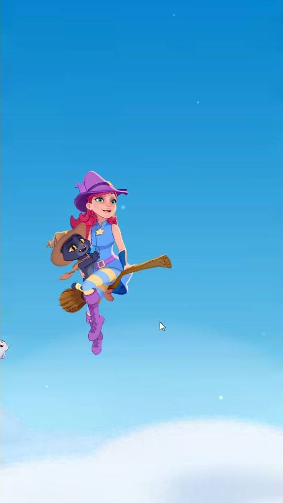 Ведьма с шариками