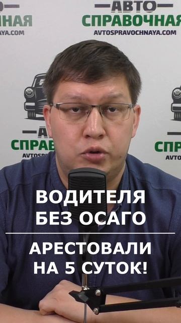 Водителя без ОСАГО арестовали на 5 суток! смотреть онлайн
