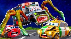 МУЛЬТ ТАЧКИ МОЛНИЯ МАККУИН МОНСТЕР ТРАК ПРОТИВ ЗОМБИ ГОНКИ МАШИНКИ МУЛЬТИКИ ДЛЯ МАЛЬЧИКОВ