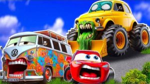 МУЛЬТ ТАЧКИ БИТВА МОНСТЕР ТРАКОВ ГОНКИ МОЛНИЯ МАККУИНМАШИНКИ МУЛЬТИКИ ДЛЯ МАЛЬЧИКОВ