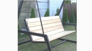 Садовые качели своими руками.