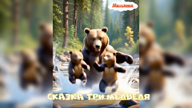 Сказка Три медведя мультфильм |АудиоСказка|народные|детские|рассказ|онлайн|мультфильм| смотреть онлайн