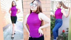 ✨️Топ "ЯРЧЕ ЛЕТА" с американской проймой ✨️Мастер класс ✨️