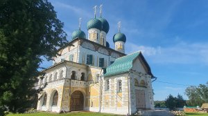 Воскресенский собор православный храм вТутаеве Романов-Борисоглебск на Борисоглебской стороне города