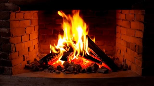 Камин. Звуки живого огня. 3часа 30 минут отдыха