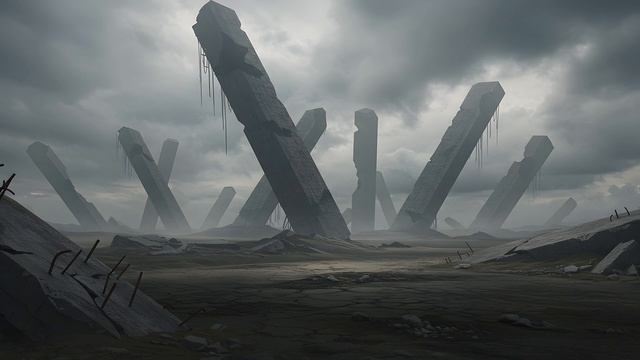 SUSPENDED TIME Dark Dystopian Ambient Alien World Soundscape Dystopian Ambience, Background