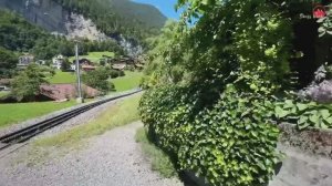 Лето в деревне Лаутербруннен, Швейцария🇨🇭Пешеходная экскурсия по швейцарской долине